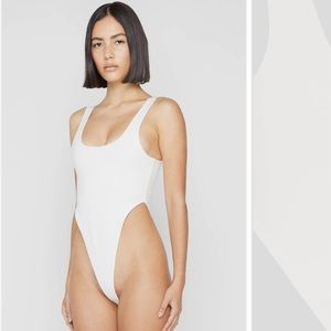 NWOT Maniere De Voir high cut bodysuit